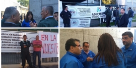 Con más convicción, en todo Chile, Frente de Trabajadores Penitenciarios continúa luchando